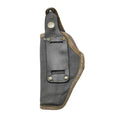Funda de pistola militar italiana original con cierre de botón a presión de nailon, color gris