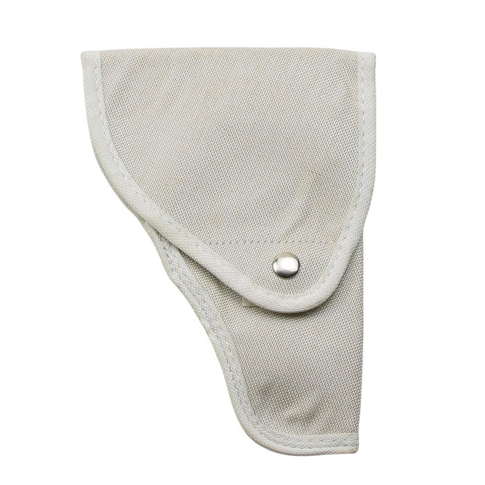 Original Italian Military Pistol Holster Right Hand Durable Canvas White - GoMilitar