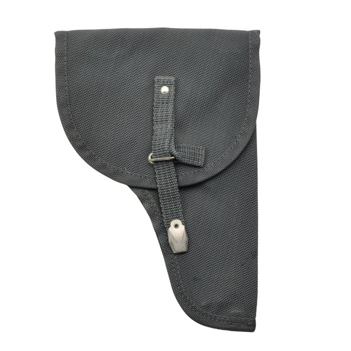 Original Italian Military Pistol Holster Thorn buckle Closure Polycotton Gray - GoMilitar
