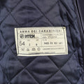 Pata de la policía militar italiana original Carabinieri Italia gabardina con revestimiento