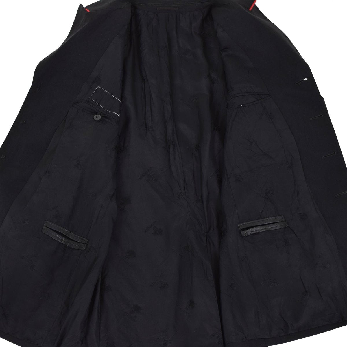 Jaqueta de policía militar italiana original Oficial oficial de uniforme negro formal