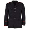 Jaqueta de policía militar italiana original Oficial oficial de uniforme negro formal