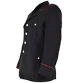 Jaqueta de policía militar italiana original Oficial oficial de uniforme negro formal