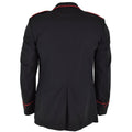 Jaqueta de policía militar italiana original Oficial oficial de uniforme negro formal