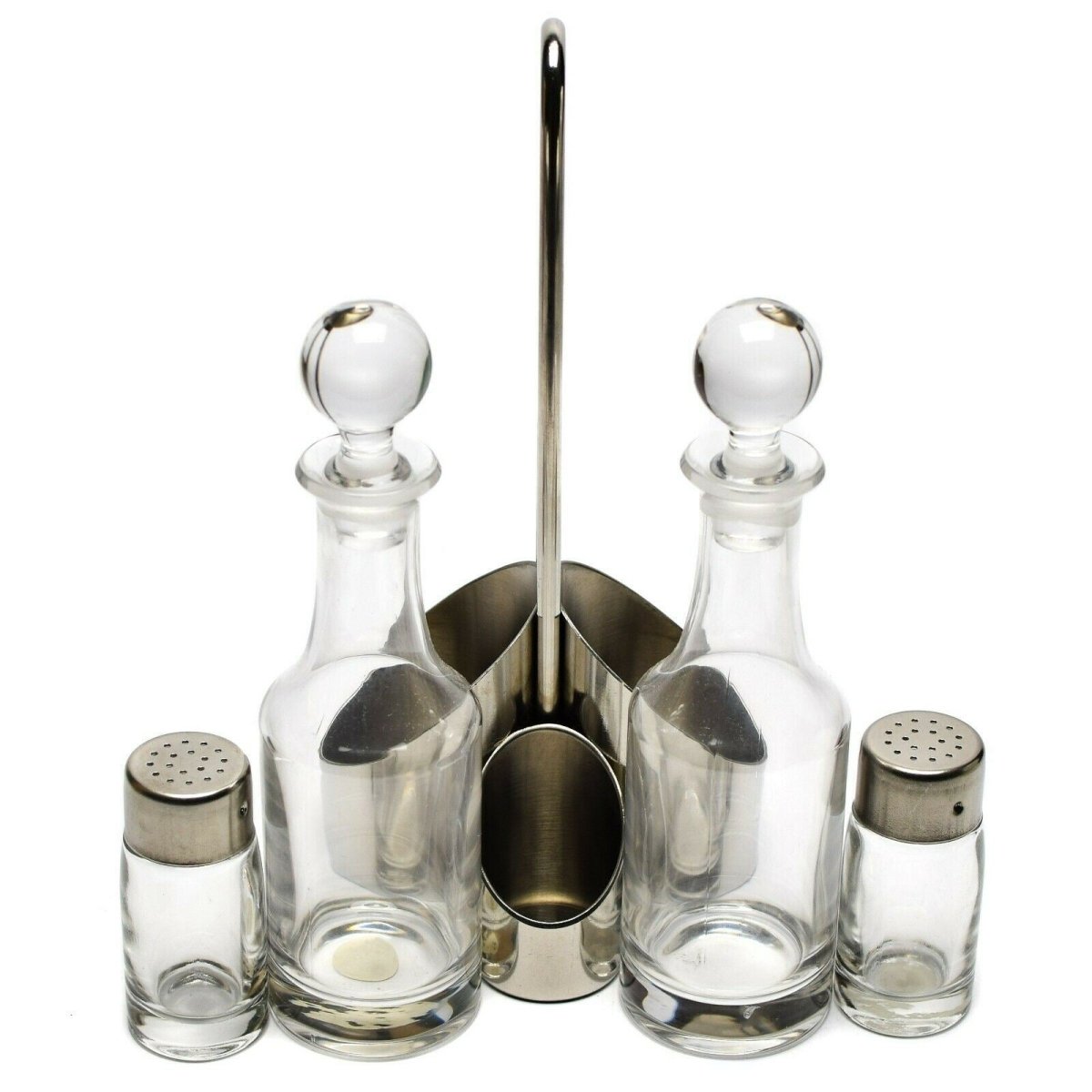 Titular de set de condimento militar italiano original 2 Shakers 2 Botellas Vedina