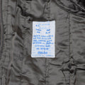 Gabardina militar italiana original de color caqui abrigo formal forrado vintage nuevo