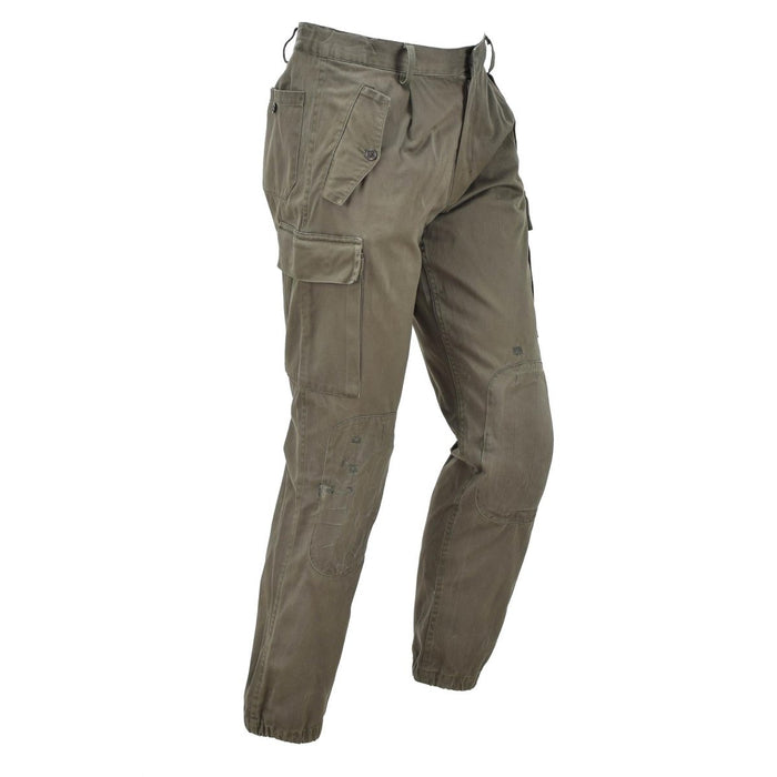 Pantalones de trabajo militares italianos originales pantalones cargo de uniforme de trabajo reforzado - GoMilitar