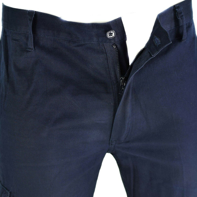 Policía italiana original Carabinieri pantalones azules de pantalones azules policías
