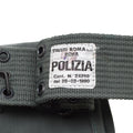 Funda original de cinturón de pistola de la policía italiana con sistema de cintura de bolsas de munición NUEVO