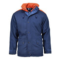 Chaqueta parka de parka marina italiana italiana con capucha Vintage impermeable nuevo