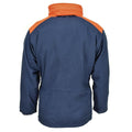 Chaqueta parka de parka marina italiana italiana con capucha Vintage impermeable nuevo