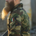 Chaqueta de combate militar de Italia original Italia de combate liviano Camufaporito Ejército Surfplus nuevo