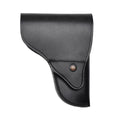 Hólstera de cuero de pistola militar de Italia original Beretta lleva portavasos negros