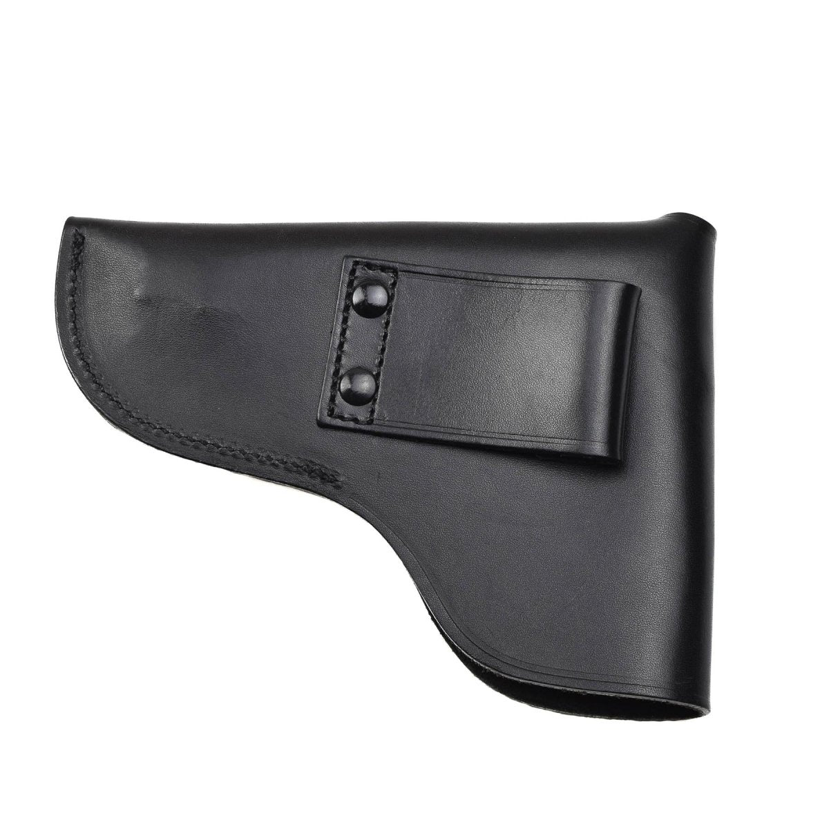 Hólstera de cuero de pistola militar de Italia original Beretta lleva portavasos negros