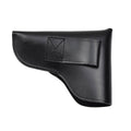 Hólstera de cuero de pistola militar de Italia original Beretta lleva portavasos negros