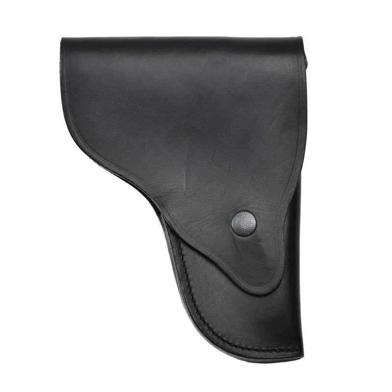 Hólstera de cuero de pistola militar de Italia original Beretta lleva portavasos negros