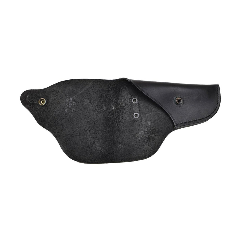 Hólstera de cuero de pistola militar de Italia original Beretta lleva portavasos negros