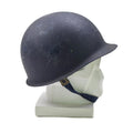 Casco de acero belga militar original M51 Combate táctico Ejército interno PVC Azul
