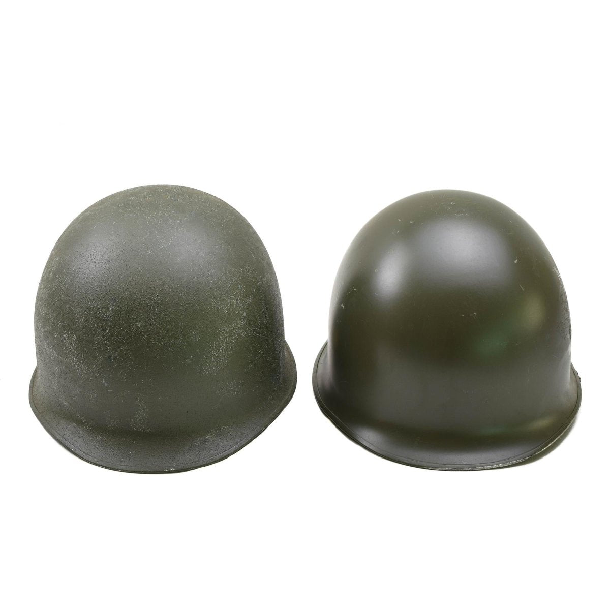 Casco de acero belga militar original M51 Combate táctico Ejército Interior PVC Olive