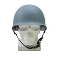 Casco de acero belga militar original M51 Combate táctico PVC PVC Light Blue