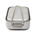 Problema militar original Mess Tins de acero inoxidable Camping Wajusware al aire libre