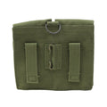 Original Norwegian Army Magazine Pouch Vintage doble munición Bag Verde lienzo nuevo