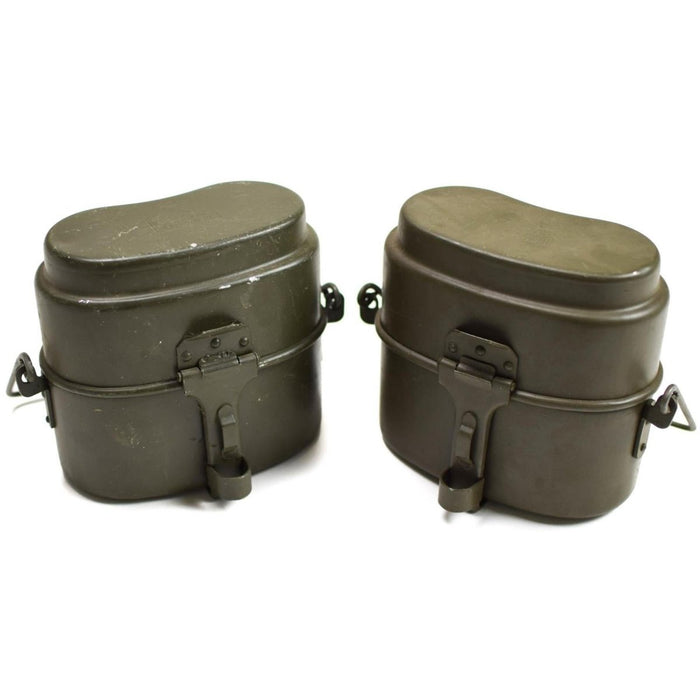 Original kit de comedor del ejército polaco Bolos militares de aluminio camping vintage Oliva - GoMilitar