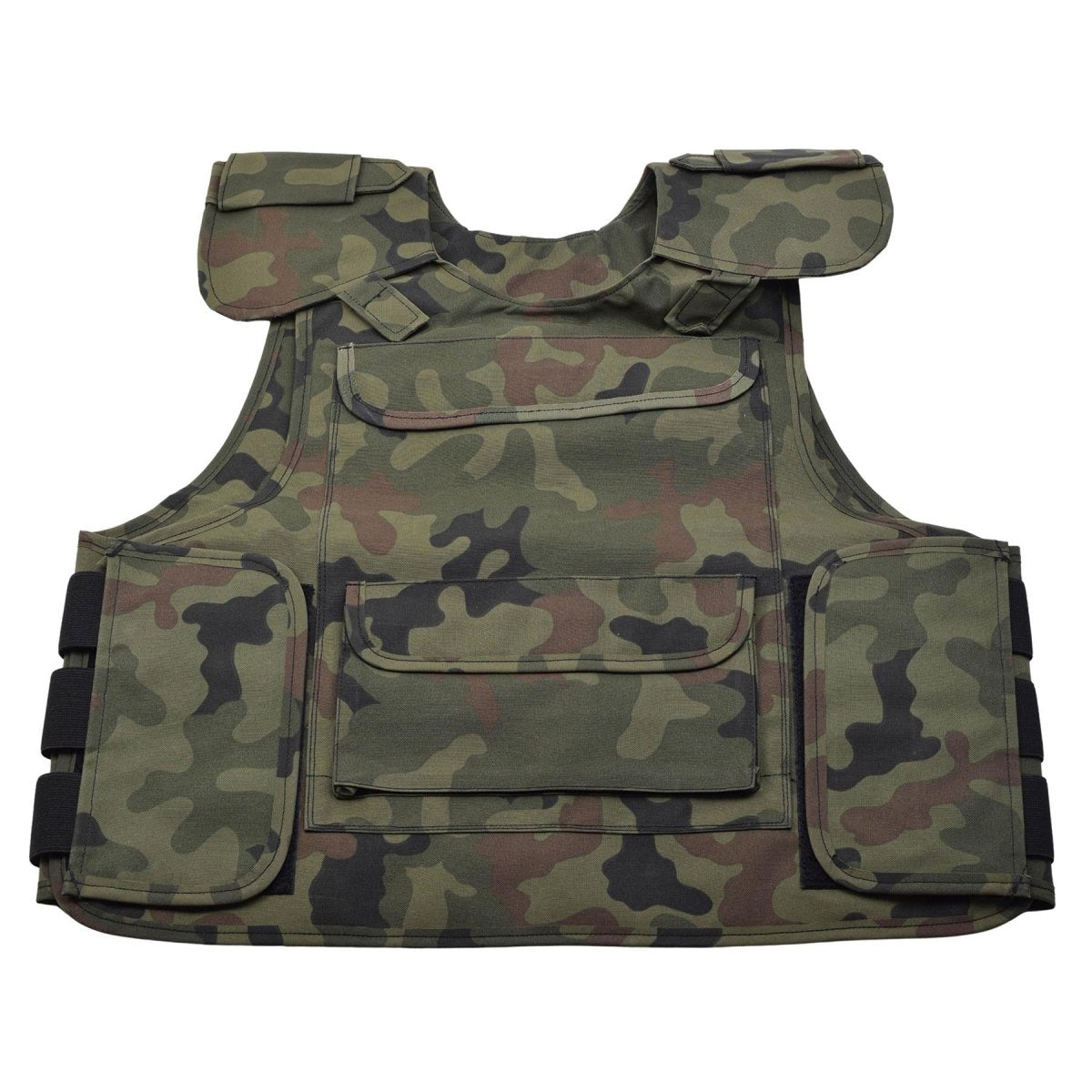Chaleco de combate militar polaco original, pétalos polacos balísticos a prueba de balas, camuflaje