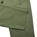 Pantalones de vestir militares polacos originales Pantalones de campo duraderos Ejército OD Verde primer plano de la imagen cuadrada de la pernera doblada del pantalón