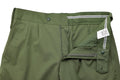 Pantalones de vestir militares polacos originales, pantalones de campo duraderos, color verde militar