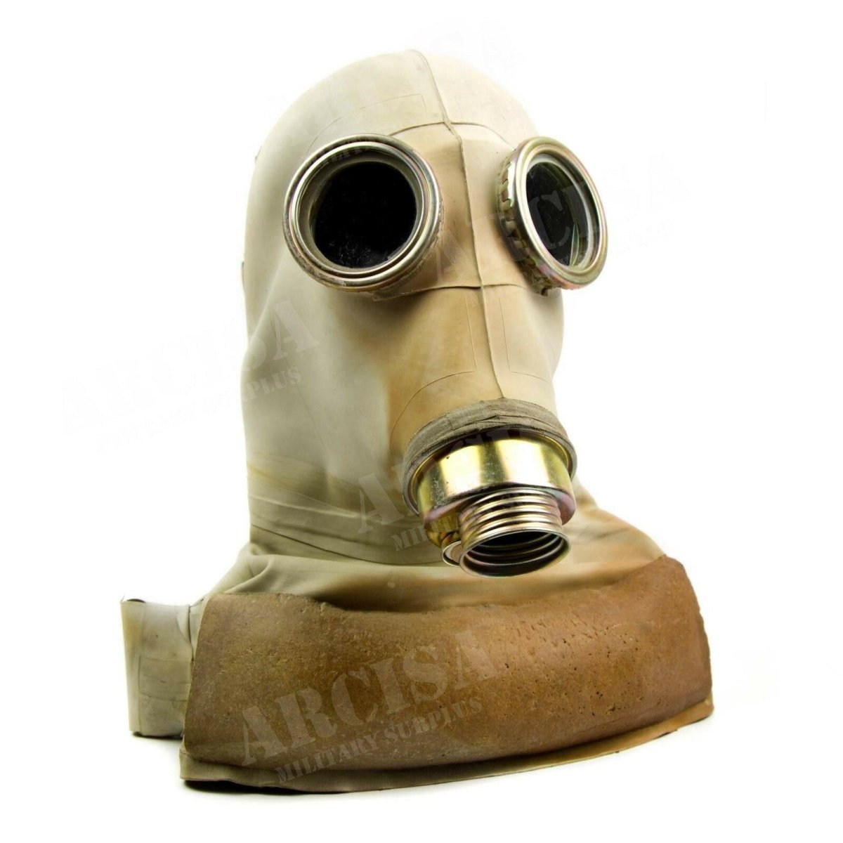 Original polaco militar era soviética SR 1 máscara de gas artículo de coleccionista vintage gris