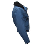 Chaqueta de piloto de la Fuerza Aérea Canadiense RCAF original excedente militar azul