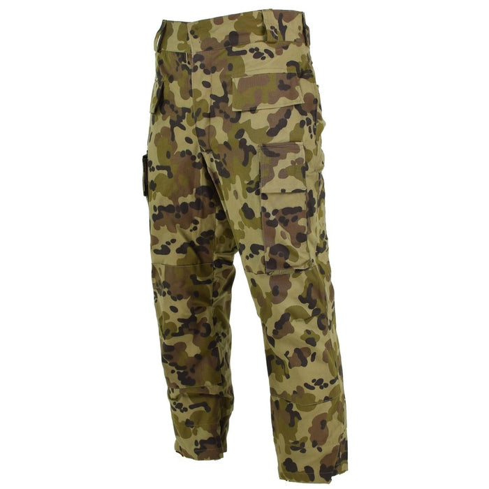 Pantalones originales de las tropas de campaña rumanas pantalones BDU de camuflaje con estampado de manchas NUEVO - GoMilitar