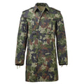 Parka militar rumano original M93 CAMO HOJA Capeta de chaqueta larga táctica nueva