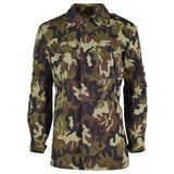 Tropas rumanas originales chaqueta de campo M93 CAMO Leaf Bdu Parka Problema militar