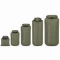 Bolsas impermeables militares escocesas originales, 1 L – 40 L, parte superior enrollable, hebilla de liberación rápida, color verde oliva