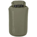 Bolsas impermeables militares escocesas originales, 1 L – 40 L, parte superior enrollable, hebilla de liberación rápida, color verde oliva