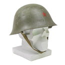 Original Serbian tactical steel helmet with liner combat gear chinstrap Olive - GoMilitar