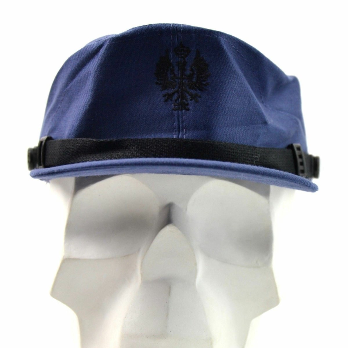 Española original de visera española Capa del ejército del ejército de la armada de pico azul