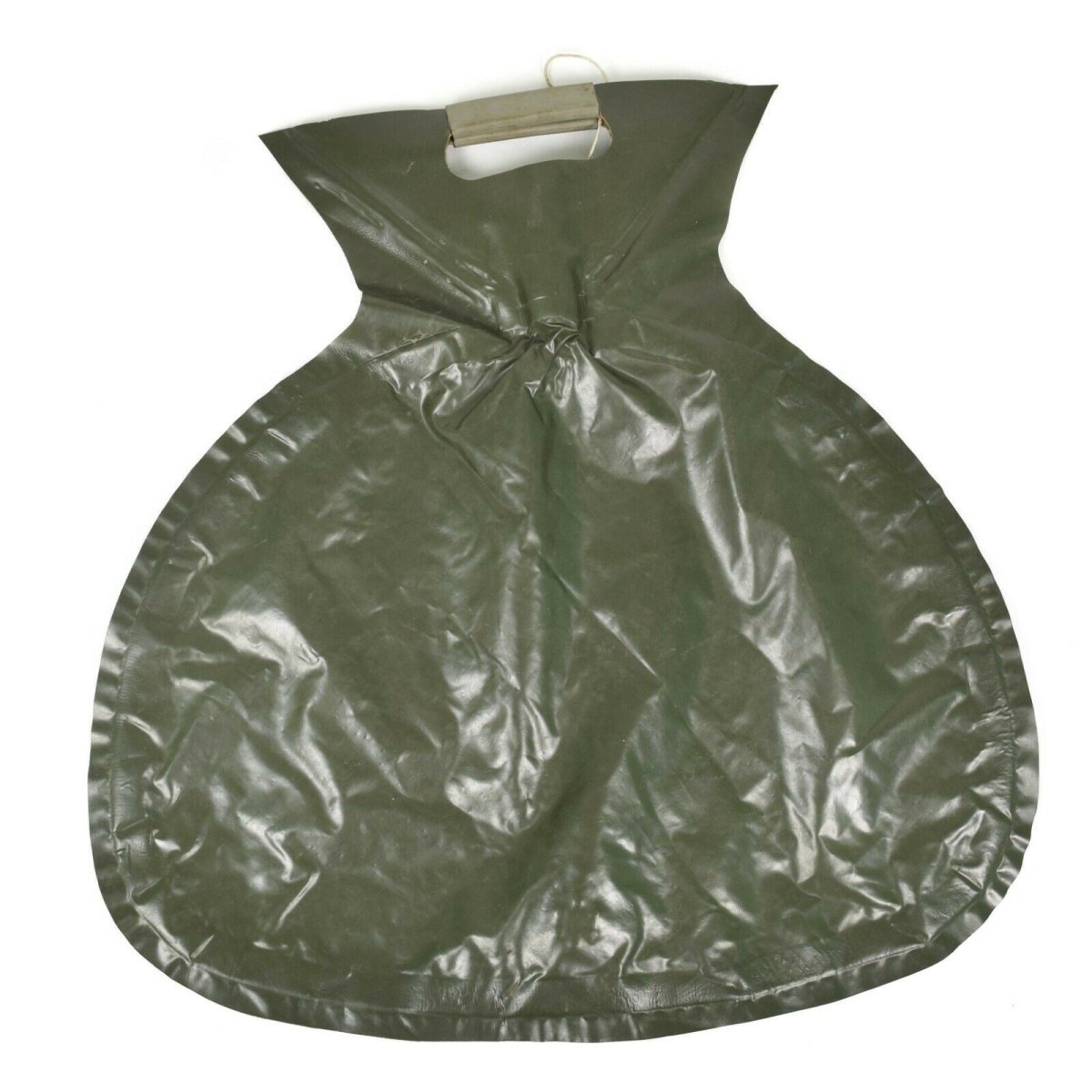 Bolsa de agua original del ejército sueco de 25 litros con depósito plegable con válvula, color oliva