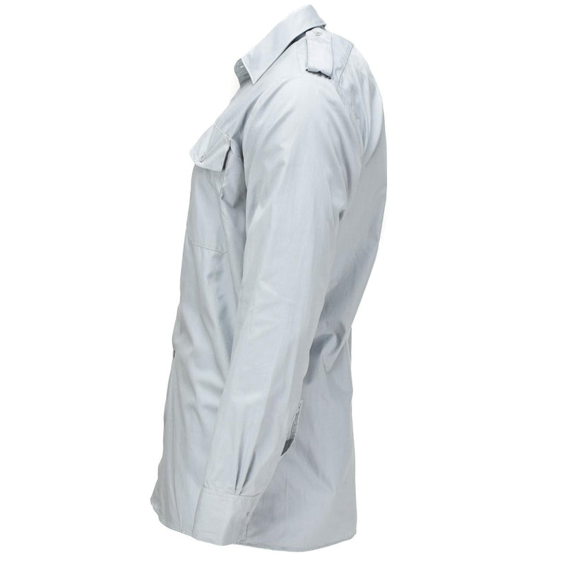Camiseta azul azulada original de la camisa gris, problemas militares de Suecia con chaqueta nueva