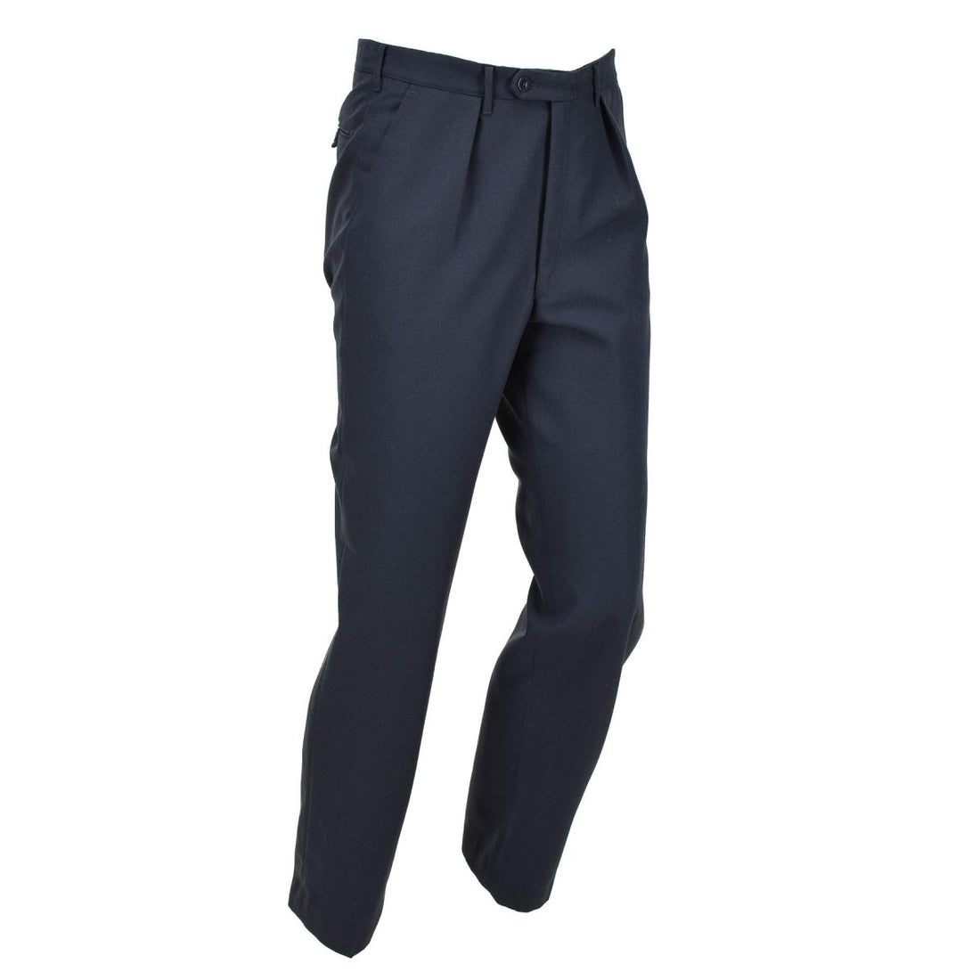 Vestido original del ejército sueco pantalones azules de pantalones clásicos formales uniformes zip nuevos