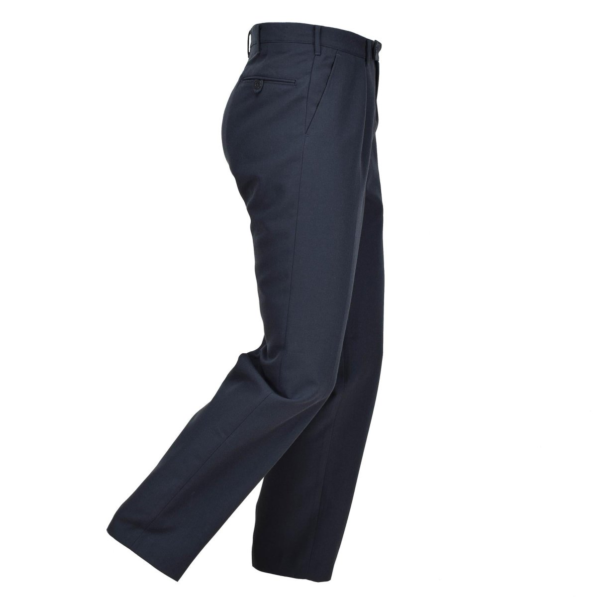 Vestido original del ejército sueco pantalones azules de pantalones clásicos formales uniformes zip nuevos