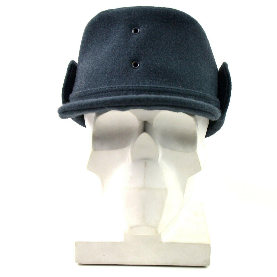 Hombo de invierno de lana del ejército sueco original. Capa de invierno de Suecia Azul