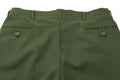 Pantalones formales militares suecos originales pantalones de revestimiento delantero plisado verde nuevo