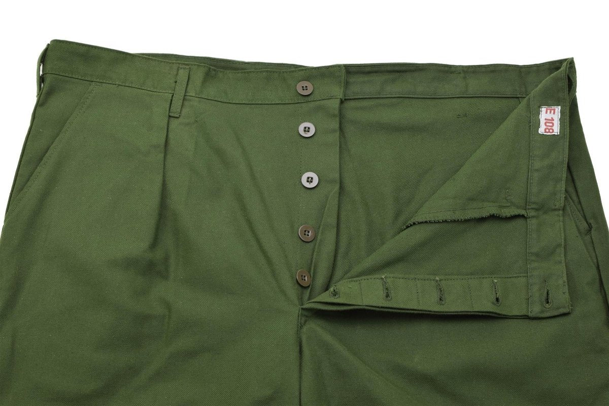 Pantalones de trabajo militar sueco original pantalones de ropa de trabajo verdes nuevos pantalones