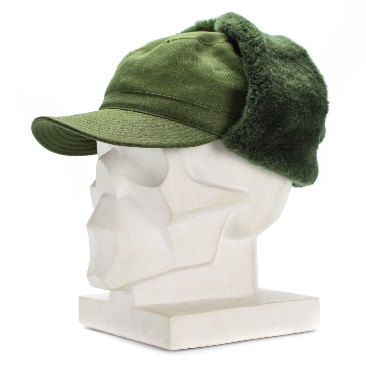 Original sueco del ejército militar de Suecia Invierno M59 Combate Campo Cape Hat Nuevo