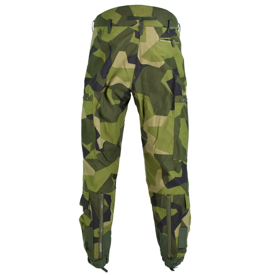 Pantalones de petrolero térmicos suecos originales M90 Splinter Camuflage BDU Pantalones Nuevos