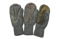 Original Swiss Army Lool Grey Clima frío Mittens Palm de cuero Problema militar