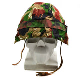 Helm militar del ejército suizo original M71 Cubierta Alpenflage Camo